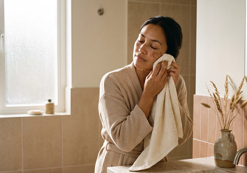 Cleanse and pat dry